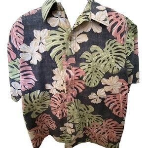 Cooke STREET Aloha Hawaiian Reverse Print Shirt Men 2XL XXL
